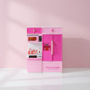 My Happy Kitchen Modern Kitchen Playset for Kids | Interactive Toy Kitchen Set with Light & Sound