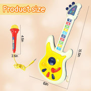 Cute Musical Guitar Toy with Microphone for Kids