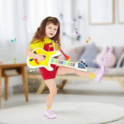 Cute Musical Guitar Toy with Microphone for Kids