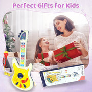 Cute Musical Guitar Toy with Microphone for Kids