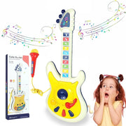 Cute Musical Guitar Toy with Microphone for Kids