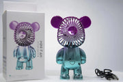 Handheld Bear Rechargeable USB Mini Portable Fan
