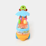 Ice Cream Bicycle Toy with Light & Music | 360° rotation, bump & go action