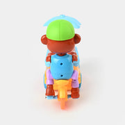 Ice Cream Bicycle Toy with Light & Music | 360° rotation, bump & go action