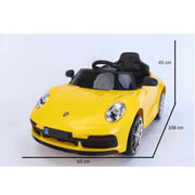 Kids Porsche Style Electric Ride on Car | 8899C MP3 Kids Car