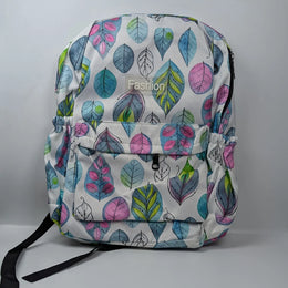 Stylish Leaf Print Casual Backpack | School Bag for kids 
