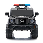 Benz Police Jeep Style Kids Ride On | LED Lights with projector logo
