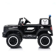 Benz Police Jeep Style Kids Ride On | LED Lights with projector logo