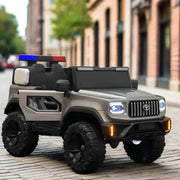 Kids Electric Ride-on Police Jeep | Toyota Jeep with Projector Logo