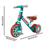 Kids 2 in 1 Tricycle & Balance Bike | A618T Bicycle