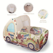 Kids Portable Dinosaur Car Play Tent House | A999-458 Car Style Indoor & Outdoor Tent House