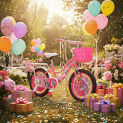 16-Inch Kids Bicycle with Training Wheels & Basket