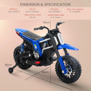 Motocross Electric Ride on Bike for Kids | BF5918 Dirt Bike with LED Light