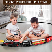 Electric Train Set with Sound & Light | BJ2308A Coal Train Play Set