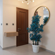 Artificial Blue Eucalyptus Plant in Decorative Pot