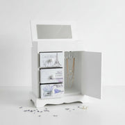 Multiple Compartments Wooden Jewelry Box