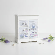 Multiple Compartments Wooden Jewelry Box