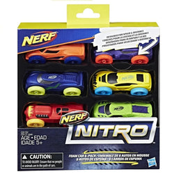 Nerf Nitro Foam Dinky Car 6 Pcs C3171 | Nerf Dinky