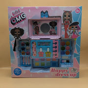 Portable Dress-Up Makeup Set with Storage Case | CS58-E34L OMG LOL Makeup kit