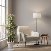 Artificial Frosted Cedar Plant in White Decorative Pot | Premium Indoor Home & Office Decor