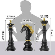 Luxury Chess Piece Decorative Showpiece