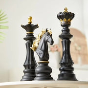 Luxury Chess Piece Decorative Showpiece
