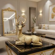 Luxury Black or Gold Deer Statue