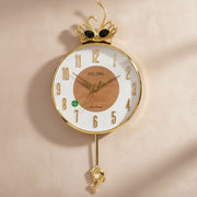 Diling Luxury Swan Wall Hanging Clock