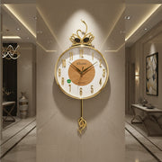 Diling Luxury Swan Wall Hanging Clock
