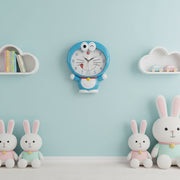 Cute Cartoon Blue Wall Clock for Kids Room – Silent Quartz Decorative Wall Clock for Bedroom, Nursery & Playroom