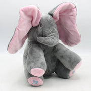 Musical Elephant PEEK A BOO Stuff Toy | Plush Stuff Toy For Kids