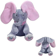 Musical Elephant PEEK A BOO Stuff Toy | Plush Stuff Toy For Kids