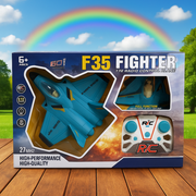 F35 Fighter Jet Remote Control Toy with Light & Sound | RC Plane