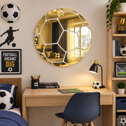 Football Acrylic Wall Mirror