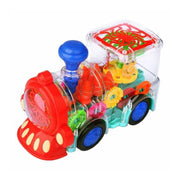 Transparent Gear Train Light and Sound