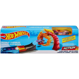 Hot Wheels Flame Jumping Track Set