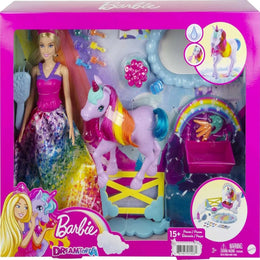 Barbie Dreamtopia Doll and Unicorn Playset GTG01 | Barbie Playset