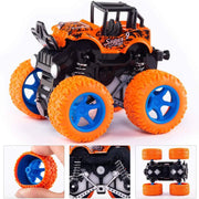 Monster Trucks 4 Pack 360° Rotation Friction Powered Jeep Toy