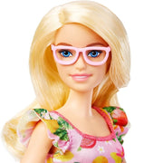 Barbie Fashionistas Doll Blonde Hair Fruit Print Dress HBV15