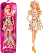 Barbie Fashionistas Doll Blonde Hair Fruit Print Dress HBV15
