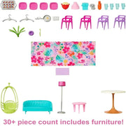 Barbie Vacation House Playset With 30+ Pieces HCD50 | Barbie Doll House