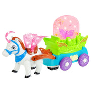 Electric Bubble Carriage Toy with Lights & Music