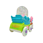 Electric Bubble Carriage Toy with Lights & Music