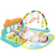 Huanger Baby Play Gym Mat with Rattle Sound HE0639 | Baby Playmat Playgym