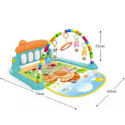 Huanger Baby Play Gym Mat with Rattle Sound HE0639 | Baby Playmat Playgym