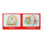 Huanger Baby Play Gym Mat with Rattle Sound HE0639 | Baby Playmat Playgym