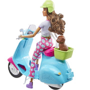 Barbie Fashionistas Doll And Scooter Travel Playset
