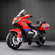 Kids Electric 12V Ride on Bike | HLW-1688 BMW Sports Bike with support wheels