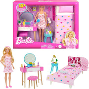 Barbie Doll And Bedroom Playset HPT55 | Barbie Playset