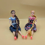 Fashion Girl Twin Dolls Set – Stylish Dress-Up Dolls for Girls (3+ Years)